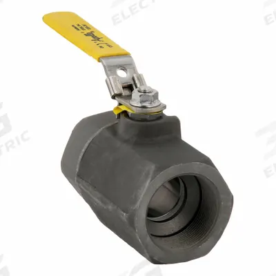 APOLLO Manual Two-Way Ball Valve: 2 in, Carbon Steel, Straight, FNPT x FNPT - Vented Ball Carbon Steel Ball Valves