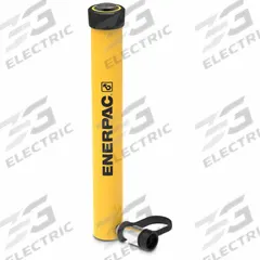 ENERPAC Hydraulic Ram: Single Acting, 10 ton Nominal Capacity, 14 in Nominal Stroke Lg, Steel (MPN RC1014). Key specifications — attr98927: ENERPAC.