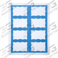 ID Badge: No Legend, Paper, Blue, 2 3/8 in Card Ht, 3 3/8 in Card Wd, 200 PK (MPN BAU 67653). Key specifications — attr1126094: Blue.