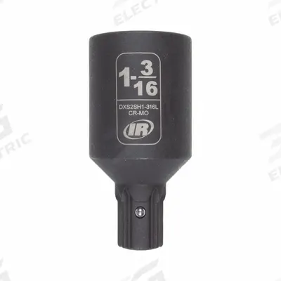 INGERSOLL RAND Impact Socket: SAE, 1 3/16 in Socket Size, 6-Point, Deep - Insider & DXS Impact Sockets