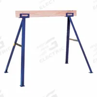 APPROVED VENDOR Adjustable Folding Sawhorse: Fixed Ht, Steel, 6 in Overall Wd (MPN TS-35). Key specifications — Height Adjustability: Fixed Height; Brand: APPROVED VENDOR; Portability: Fold-Up Legs; Top Material: Steel; Included Components: No Additional Components; Features: Sawhorse Legs are Welded; Clamping System: Peg Clamping; Includes: Brackets.