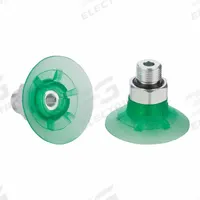 SCHMALZ Vacuum Pad Assembly: G1/8 in, 33.6 mm Pad Dia, Elastodur ED, Green, 18 mm Pad Ht, 65 A, SPF (MPN 10.01.01.13244). Key specifications — attr1019194: 10.01.01.13244; attr1019196: SCHMALZ; attr1019197: 65 A.
