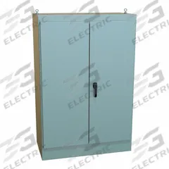 HAMMOND Enclosure: Steel, 72 in x 48 in x 24 in, NEMA 12, Solid Cover, Hinged (MPN 1418ZW24). Key specifications — Brand: HAMMOND; Closure Method: Handle; Knockouts: Not Included.