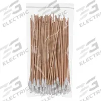 FIRST AID ONLY Cotton Tip Swab: Non-Sterile, Cotton, 6 in Lg, Wood, Single, 100 PK (MPN 90933). Key specifications — Brand: FIRST AID ONLY; Tip Material: Cotton; Handle Material: Wood; Tip Type: Single.
