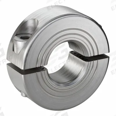 RULAND MANUFACTURING Shaft Collar: 2-Piece, Metric with Inch Bore, Round, Clamp-On - Stainless Steel Shaft Collars