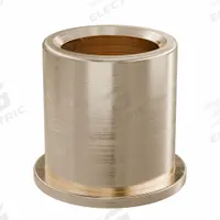 Flanged Sleeve Bearing: Bronze, SAE 841, 1/2 in Bore, 11/16 in OD, 3/4 in Lg, -35°F to 300°F, 10 PK (MPN FF609-04B). Key specifications — System of Measurement: Inch; Material Grade: SAE 841; Flange Type: Flanged; Brand: OILITE.