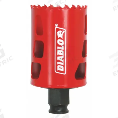 DIABLO Hole Saw: 1 13/16 in Saw Dia., 4 Teeth per Inch, 2 3/8 in Max. Cutting Dp - Multi-Material-Cutting Hole Saws without Arbor