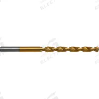 CLEVELAND Taper Length Drill Bit: 31/64", 135° Split Point, TiN-Coated Cobalt, Fast Spiral (MPN C16912). Key specifications — attr1233898: 0.4844.