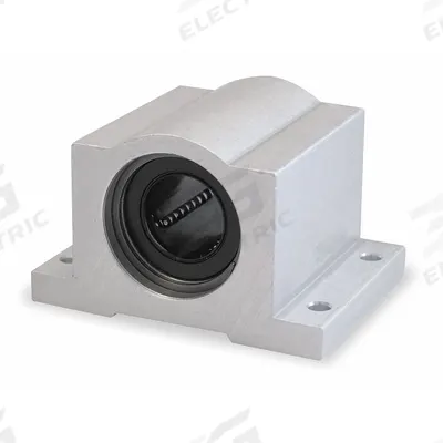 Dayton Linear Pillow Block Bearing: Single, 2 in Inside Dia, 7 fps Steady State Speed - Closed Pillow Block Linear Ball Bearings