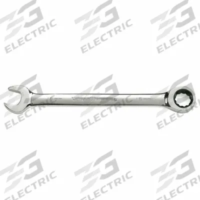 GEARWRENCH Combination Ratcheting Wrench: Alloy Steel, Full Polish Chrome, 36 mm Head Size - SAE 12-Point Ratcheting Combination Wrenches