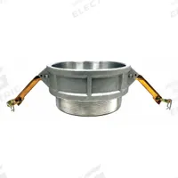 Cam and Groove Coupling: 6 in Coupling Size, 6 in Hose Fitting Size, 6"-8 Thread Size, Nitrile, MNPT (MPN PLE50). Key specifications — Thread Size: 6"-8; Fitting Type: MNPT; Gasket Material: Nitrile; Brand: APPROVED VENDOR.