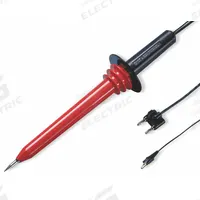 FLUKE Test Probe: CAT I 40000V, Std Probe, 14 in Lg, Black/Red, 40,000 V Max Volt (MPN Fluke-80K-40). Key specifications — Color: Black/Red; Brand: FLUKE.