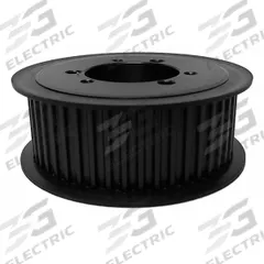 APPROVED VENDOR Timing Belt Pulley: Curvilinear, Bushed, For HTD Timing Belt Section, 56 Teeth (MPN QD56-5M-25). Key specifications — Brand: APPROVED VENDOR; Finish: Black Oxide; For Belt Series: PowerGrip® HTD®; For Bushing Size: SH.