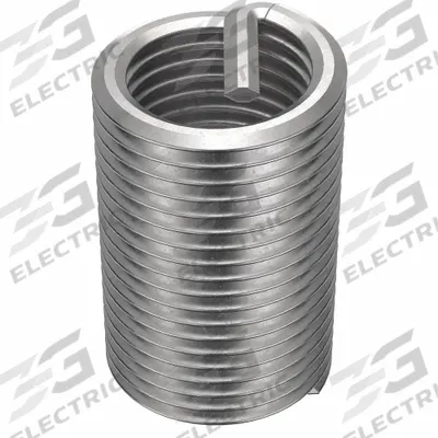 HELI-COIL Helical Insert: Tanged Tang Style, Free-Running, 9/16"-18 Thread Size, Plain - Free-Running Tanged Helical Inserts