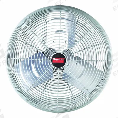 Dayton Fan Head: 18 in Blade Dia, 2 Speeds, 115V AC, 1/4 hp Motor - Standard Industrial Fan Heads