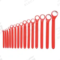 WIHA Box End Wrench Set: Alloy Steel, Chrome, 16 Tools, 1/4 in to 1 1/4 in Range of Head Sizes (MPN 21094). Key specifications — attr324927: WIHA; attr309452: Wrench Roll; attr309451: No; attr309461: Chrome; attr309460: Alloy Steel; attr309463: Yes; attr309449: 1/4 in to 1-1/4 in.