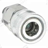 SNAP-TITE Hydraulic Quick Connect Hose Coupling: 3/8 in Coupling Size, Steel, 3/8"-18 Thread Size (MPN VIHC6-6M). Key specifications — Thread Size: 3/8"-18; Brand: SNAP-TITE; Body Material: Steel.