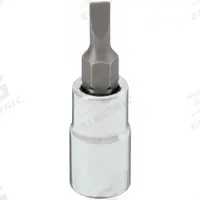 WESTWARD Socket Bit: 1/4 in Drive Size, Slotted Tip, 4 mm Tip Size, 1 1/2 in Overall Lg, Metric (MPN 54TN91). Key specifications — attr1213360: Fixed Insert; attr1213362: WESTWARD.