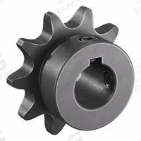 TSUBAKI Single Strand Sprocket: 41, For 1/2 in Chain Pitch, 5/8 in Bore Dia, 10 Teeth, Steel (MPN 41B10F-5/8). Key specifications — Brand: TSUBAKI.