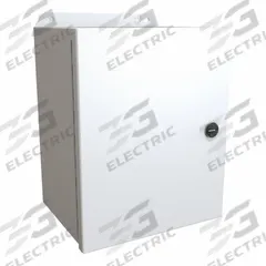 HAMMOND Electrical Enclosure: Steel, 10 in x 8 in x 6 in, NEMA 12/13/3R/4, w/Panel, Solid Cover (MPN EJ1086LG). Key specifications — Closure Method: Latches; Brand: HAMMOND; Knockouts: Not Included.