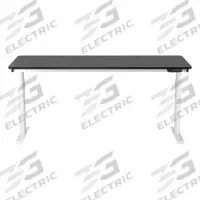 VERSADESK Electric Sit-Stand Desk: White, Wood, 72 in Overall Wd, 30 in Overall Dp, Laminate/Steel (MPN VT1077230-01-05). Key specifications — attr989930: Black; attr989931: Steel; attr989903: VERSADESK; attr989914: White; attr989916: Wood.