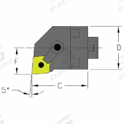 ULTRA-DEX USA Indexable Cutting Head Unit: MH20 MCLNL4-CFT (MPN 912-000-024) - Machining