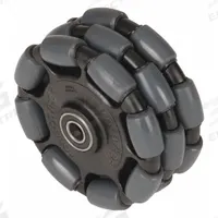 MAGLINER Wheel: 4 7/8 in Overall Ht, 250 lb Load Capacity, 4 7/8 in H x 4 7/8 in W, Plastic/Steel (MPN 130503). Key specifications — Features: Rotacaster Triple Row Multi-Directional Wheels for Self-Stabilizing Hand Truck; Compatible Grainger Part Number: 3JKD2; Manufacturer Part Number: 130503; Accessory Type: Replacement Wheel; Compatible with Product Type: Magliner Self Stabilizing Hand Trucks.