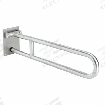 APPROVED VENDOR Folding Grab Bar: Straight, 30 in Lg, 1 1/4 in Dia, Stainless Steel - Folding Grab Bars