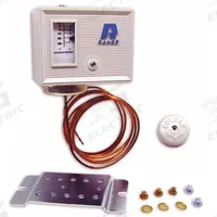 Freezer Control: Temp Control, -15°F to 40°F, SPST, Opens on Rise, 72 in Capillary Lg, Capillary (MPN o16-588). Key specifications — Manufacturer Part Number: o16-588; Voltage: 240V AC; Brand: RANCO; Capillary Type: Capillary.