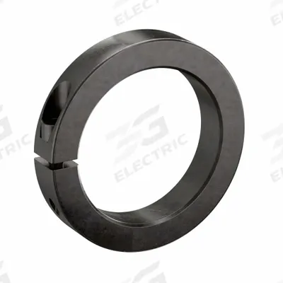 RULAND MANUFACTURING Shaft Collar: 1-Piece, Metric, Round, Clamp-On, 75 mm Bore Dia - Steel Shaft Collars
