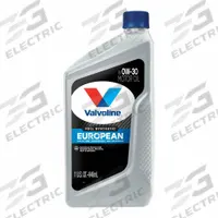 VALVOLINE Motor Oil: Synthetic, Not Biodegradable, 1 qt Size, Bottle, 0W-30, European Vehicle (MPN 893931). Key specifications — SAE Grade: 0W-30; Brand: VALVOLINE; Biodegradable: Not Biodegradable; Compatible Engine Type: Gasoline Engines; Compatible Vehicle Type: Passenger Cars; Oil Series: European Vehicle; Dexos Rating: Not Rated.