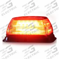 CODE 3 Beacon Light: Emergency Vehicle Beacon, Red, 48.6 W Watt, Red, SAE J845 Class 1, LED, IP67 (MPN SB48RR). Key specifications — Brand: CODE 3; Lens Color: Red; Number of Flash Patterns: 15; Installation Type: Permanent; Operating Voltage: 12-24V DC.