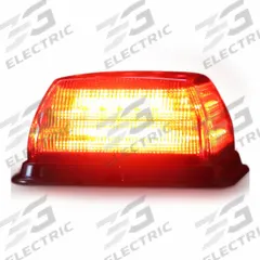 CODE 3 Beacon Light: Emergency Vehicle Beacon, Red, 48.6 W Watt, Red, SAE J845 Class 1, LED, IP67 (MPN SB48RR). Key specifications — Brand: CODE 3; Lens Color: Red; Number of Flash Patterns: 15; Installation Type: Permanent; Operating Voltage: 12-24V DC.