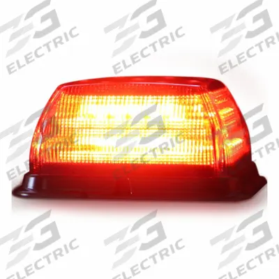 CODE 3 Beacon Light: Emergency Vehicle Beacon, Red, 48.6 W Watt, Red, SAE J845 Class 1 - Emergency Vehicle Beacons