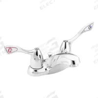 MOEN Low Arc Bathroom Faucet: M-Bition, Brass, Chrome Finish, 1.2 gpm Flow Rate, Centerset, Arc (MPN 8810). Key specifications — Includes: Mounting Hardware; Brand: MOEN; Series: M-Bition.