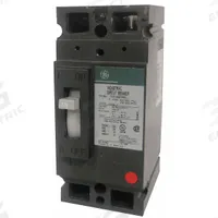 GE Molded Case Circuit Breaker: 20 A Amps, 14kA at 277V AC, Fixed, Line/Load Lug (MPN THED124020WL). Key specifications — Series: THED; Max. AIR Rating: 14kA at 277V AC; Instantaneous Trip: Fixed; Terminal Connection: Line/Load Lug.