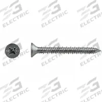 TAPCON Screw Anchor: 2 1/4 in Overall Lg, 3/16 in Dia, Stainless Steel, Phillips, Flat, 100 PK (MPN 3419907). Key specifications — Includes: Bit; Material Grade/Class: 410; Removable: Removable; System of Measurement: Inch; Tip Type: Drilling; Brand: TAPCON; Screw Anchor Type: Screw Anchor.