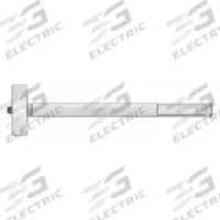 PRECISION Exit Device: 48 in Max Door Wd, Stainless Steel (MPN 3R0FL2101LHRB630AM). Key specifications — Product Type: Exit Device; Brand: PRECISION; Exit Device Type: Rim; Exit Bar Style: Touchbar; ADA Compliant: Yes.