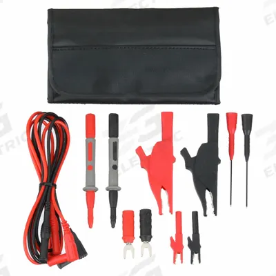 APPROVED VENDOR Test Lead Kit: CAT II 300V/CAT III 1000V, Alligator Clip/Std Probe - Test Lead Kits