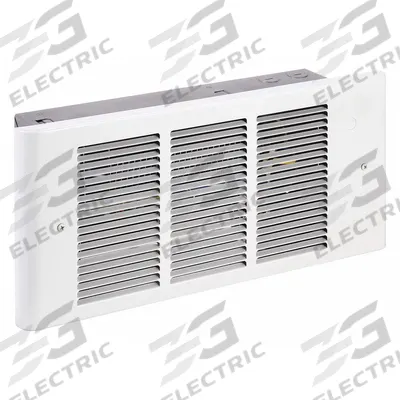 Dayton Recessed Electric Wall-Mount Heater: 375 W/750 W/1125 W/1500 W, 120V AC - Register-Style Recessed Electric Wall Heaters