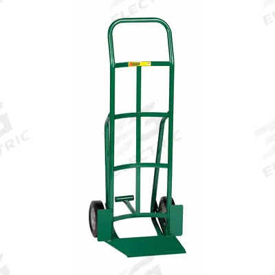 APPROVED VENDOR General Purpose Hand Truck: 800 lb, Flow-Back Handle, Green, Steel - Easy-Load & Tilt Hand Trucks