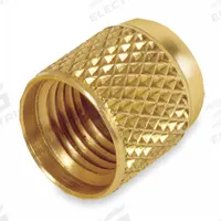 JB INDUSTRIES Access Valve Cap: 3/8 in SAE, 4 5/8 in Overall Ht, Brass, Chain/Gasket/O-Ring, 3 PK (MPN NFT5-6). Key specifications — Brand: JB INDUSTRIES; Includes: Chain; Material: Brass.