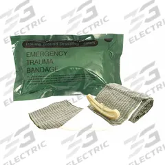 FIRST AID ONLY Bandage: 8 in Dressing Lg, 4 in Dressing Wd, Fabric, Sterile, Closure Bar (MPN 91152). Key specifications — Water Resistance: Not Water Resistant; Self-Adhesion: Not Self-Adhering; Unitized: Unitized; Standards: FDA; Manufacturer Part Number: 91152; Package Type: Bag; Product Type: Bandage; Sterility: Sterile.