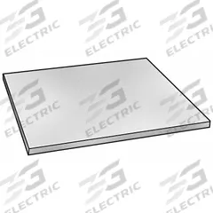 ABS Sheet: 0.1875 in Thick, 4 ft x 4 ft, Opaque, Black, 6,000 psi Tensile Strength, 12 kJ/m2 (MPN 1ZBT9). Key specifications — Clarity: Opaque; Impact Strength: 12 kJ/m2.