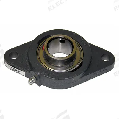 TIMKEN 2 Bolt Flange Bearing: Radial Ball, 1 1/4 in Bore, Cast Iron, Set Screws - General Purpose Flange-Mount Ball Bearings