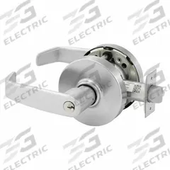 SARGENT Door Lockset: Office Lever Locksets, Chrome, ADA Compliant (MPN 10XG24 LL 26D). Key specifications — Brand: SARGENT; Series: 10X LINE; ADA Compliant: Yes; Finish: Satin Chromium-Plated.