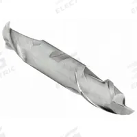 CLEVELAND Square End Mill: High Speed Steel, Double End, 2 Flute, 1/2" Mill Dia, 13/16" LOC (MPN C42072)