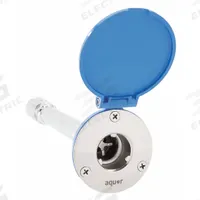 AQUOR WATER SYSTEMS Wall Hydrant: For 6 in Wall Thick, 7 41/64 in Overall Lg, Stainless Steel, Round (MPN HH006-B). Key specifications — Face Material: Stainless Steel; Brand: AQUOR WATER SYSTEMS; Face Shape: Round; Face Type: Fully Enclosed; Color/Finish: Gray/Stainless Steel.