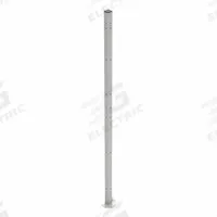 FOLDING GUARD Universal Post: 8 ft H, White, Powder-Coated (MPN PS096Y16A2). Key specifications — Finish: Powder-Coated; Material: Steel; Includes Mounting Hardware: Yes; Brand: FOLDING GUARD.