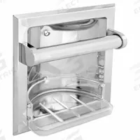 APPROVED VENDOR Wall Grab Bar: Straight, 6 in Lg, 1/2 in Dia, Stainless Steel, Chrome-Plated (MPN 15215). Key specifications — Finish: Chrome-Plated; Brand: APPROVED VENDOR.
